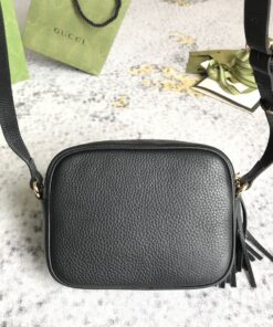 Gucci Soho Small Disco Bag Black 8in/21cm For Women GG 308364 - Image 5