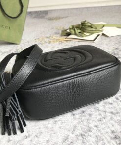 Gucci Soho Small Disco Bag Black 8in/21cm For Women GG 308364 - Image 3