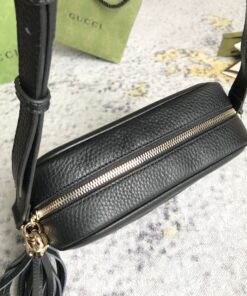 Gucci Soho Small Disco Bag Black 8in/21cm For Women GG 308364 - Image 10