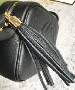 Gucci Soho Small Disco Bag Black 8in/21cm For Women GG 308364 - Image 8