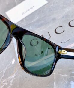 Gucci Square Frame Sunglasses Black For Women - Image 3