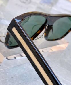 Gucci Square Frame Sunglasses Black For Women - Image 4