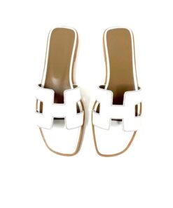 Hermes Oran Sandal Ivory For Women H021056Z