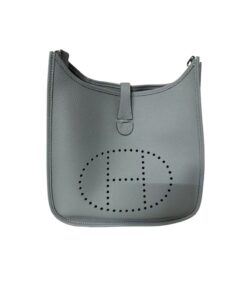 Hermes Evelyne III 29 Bag Light Blue With Silver-Toned Hardware For Women, Shoulder and Crossbody Bags 11.4in/29cm H056277CK18