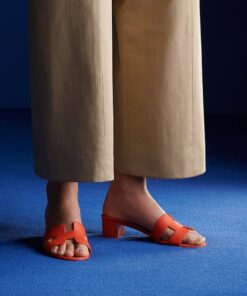 Alternative view of Hermes Oasis Sandal Orange For Women H151215Z 94350