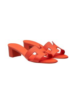 Hermes Oasis Sandal Orange For Women H151215Z 94350