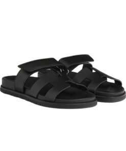 Hermes Chypre Sandal Black For Women