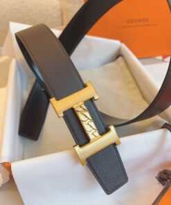 Hermes Constance Buckle 38mm Belt Brown For Women
