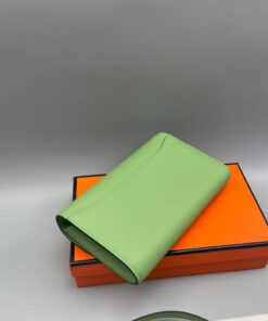 Hermes Constance Long Togo Wallet Green, Gold Toned Hardware Bag For Women, Women’s Handbags, Shoulder Bags 8.1in/20.5cm - Image 9