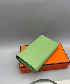 Hermes Constance Long Togo Wallet Green, Gold Toned Hardware Bag For Women, Women’s Handbags, Shoulder Bags 8.1in/20.5cm - Image 18