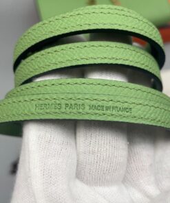 Hermes Constance Long Togo Wallet Green, Gold Toned Hardware Bag For Women, Women’s Handbags, Shoulder Bags 8.1in/20.5cm - Image 10