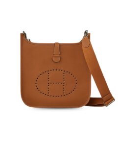 Hermes Evelyne III 29 Bag Brown With Silver-Toned Hardware For Women, Shoulder and Crossbody Bags 11.4in/29cm H073599CC37