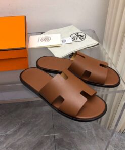 Hermes Oran Sandal Brown For Men - Image 7