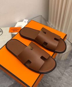 Hermes Oran Sandal Brown For Men - Image 6