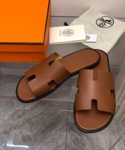 Hermes Oran Sandal Brown For Men - Image 5