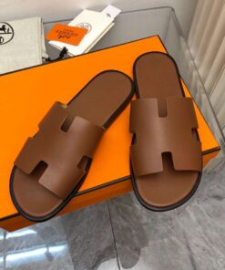 Hermes Oran Sandal Brown For Men - Image 4