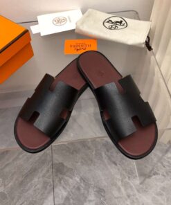 Hermes Oran Sandal Black For Men - Image 6