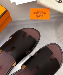 Hermes Oran Sandal Black For Men - Image 5
