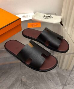 Hermes Oran Sandal Black For Men - Image 3