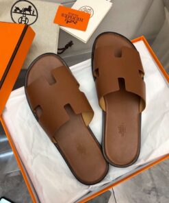 Hermes Oran Sandal Brown For Men - Image 10