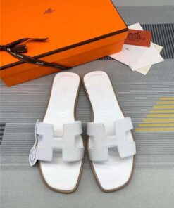 Alternative view of Hermes Oran Sandal White For Women