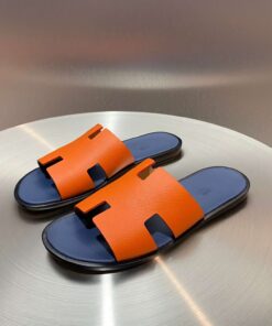 Hermes Oran Sandal Orange For Men