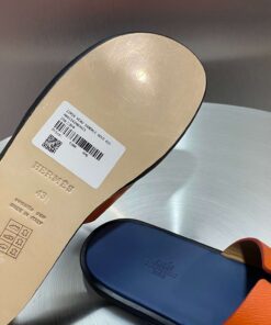 Hermes Oran Sandal Orange For Men - Image 6