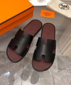 Hermes Oran Sandal Black For Men - Image 7