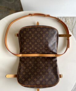 Louis Vuitton Saumur MM Monogram Canvas For Women, Women’s Handbags, Shoulder And Crossbody Bags 11.8in/30cm LV M40710 - Image 8