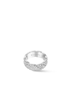 Chanel Coco Crush Ring White Gold For Women Small Version For Women J12093 - Image 4