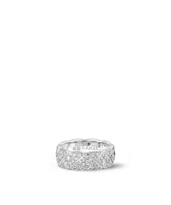 Chanel Coco Crush Ring White Gold For Women Small Version For Women J12093