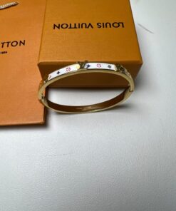 Alternative view of Louis Vuitton Monogram Cuff Bangle Gold Hardware For Women