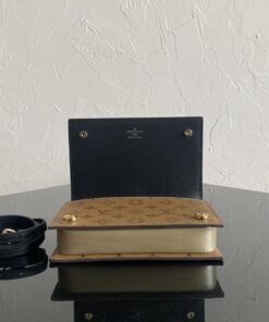 Louis Vuitton Book Chain Wallet Monogram Reverse Canvas Brown For Women 7.9in/20cm M81830 - Image 8