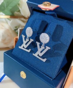 Louis Vuitton LV Iconic Twinkle Earrings Silver Tone For Women