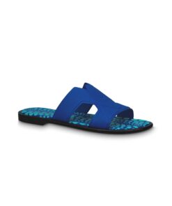 LV x YK LV Oasis Mule Blue For Men 1ABD67