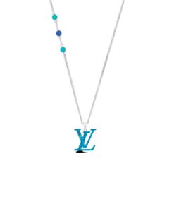 Louis Vuitton LV x YK LV Pumpkin Pendant Blue For Men M01093