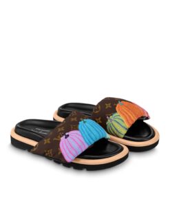 Louis Vuitton LV x YK Pool Pillow Flat Comfort Mule For Women- 1ABD91