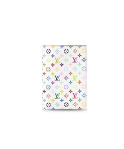 Louis Vuitton LV x TM Passport Cover Multicolore Blanc Wallet For Women 5.5in/14cm – M14178