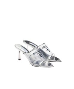Prada Logo-print Plexiglas High-Heel Slides For Women 1XX635_3LK3_F0118_F_075