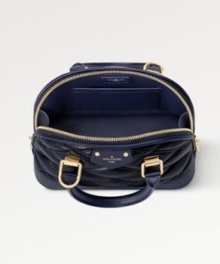 Louis Vuitton Alma BB Malletage Navy Blue Bag for Women 9.3inches/23.6cm M23666 - Image 4
