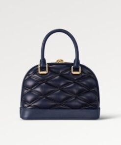 Louis Vuitton Alma BB Malletage Navy Blue Bag for Women 9.3inches/23.6cm M23666 - Image 3
