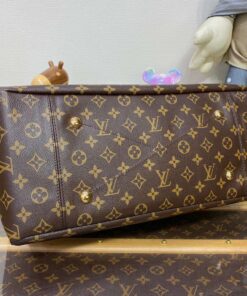 Louis Vuitton Artsy MM Tote Bag 16.1in/ 41cm Brown Monogram Canvas Gold Hardware For Women M44869 - Image 9
