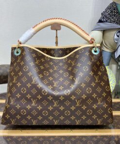 Louis Vuitton Artsy MM Tote Bag 16.1in/ 41cm Brown Monogram Canvas Gold Hardware For Women M44869 - Image 4