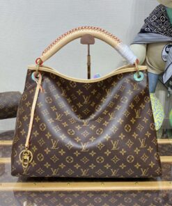 Louis Vuitton Artsy MM Tote Bag 16.1in/ 41cm Brown Monogram Canvas Gold Hardware For Women M44869 - Image 8