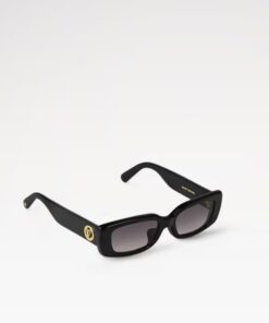 Alternative view of Louis Vuitton LV Circle Cat Eye Sunglasses S00 Black For Women Z2109W