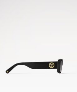 Louis Vuitton LV Circle Cat Eye Sunglasses S00 Black For Women Z2109W - Image 4