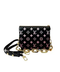 Louis Vuitton Coussin BB Handbag Black/Pink For Women 8.3in/21cm M12159