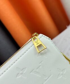 Louis Vuitton Coussin PM Shoulder Bag 10.2in/ 26cm Monogram-Embossed Cream Gold Hardware For Women M57793 - Image 5