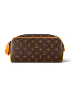 Louis Vuitton Dopp Kit Toiletry Bag Dark Yellow For Men 11in/28cm M46696