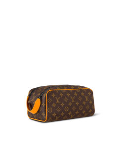 Alternative view of Louis Vuitton Dopp Kit Toiletry Bag Dark Yellow For Men 11in/28cm M46696